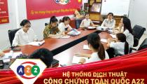 Dịch thuật công chứng tài liệu Du Lịch tại huyện Hưng Nguyên - Nghệ An